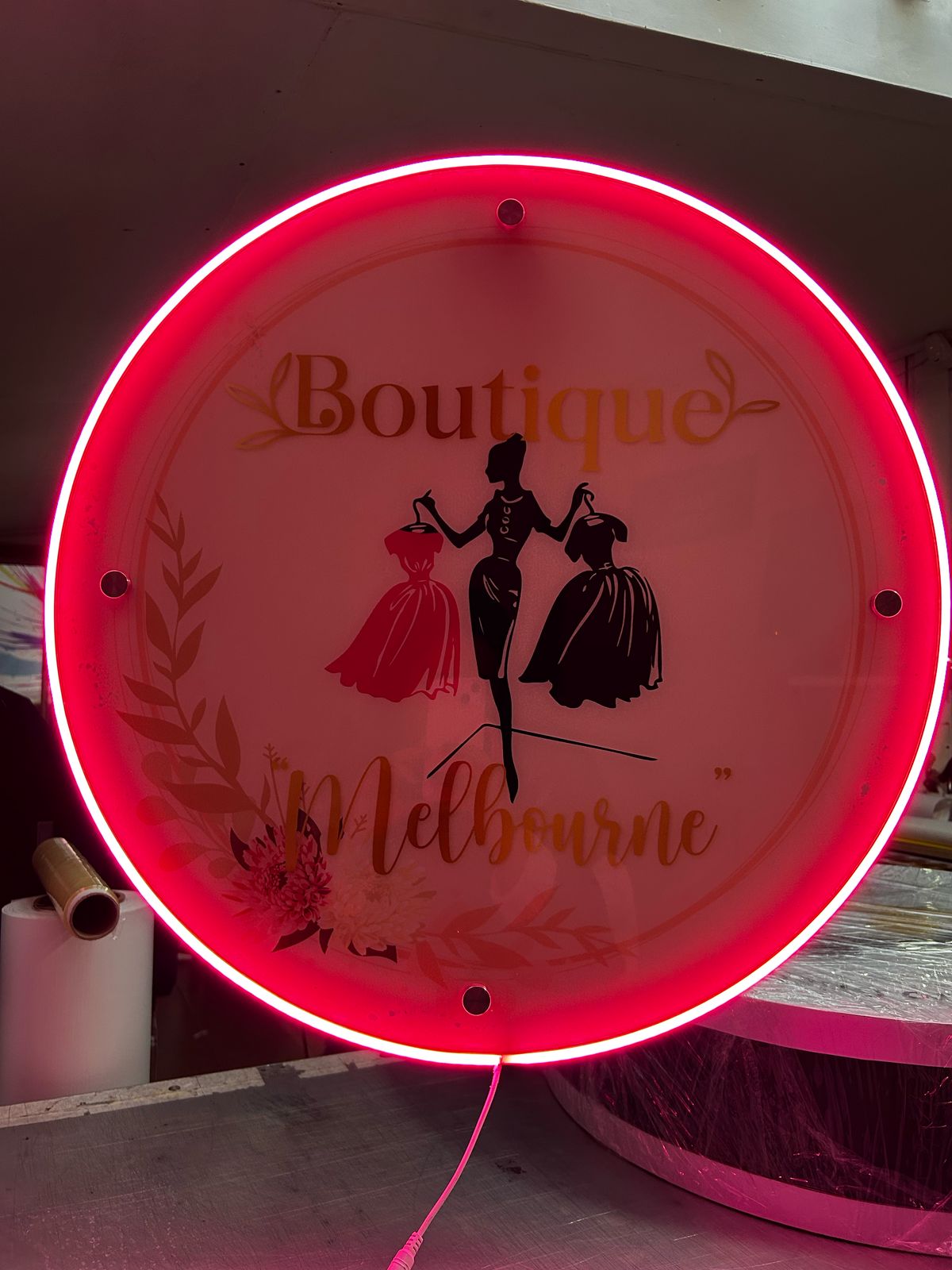 Letrero personalizado realizado por Imprecomp